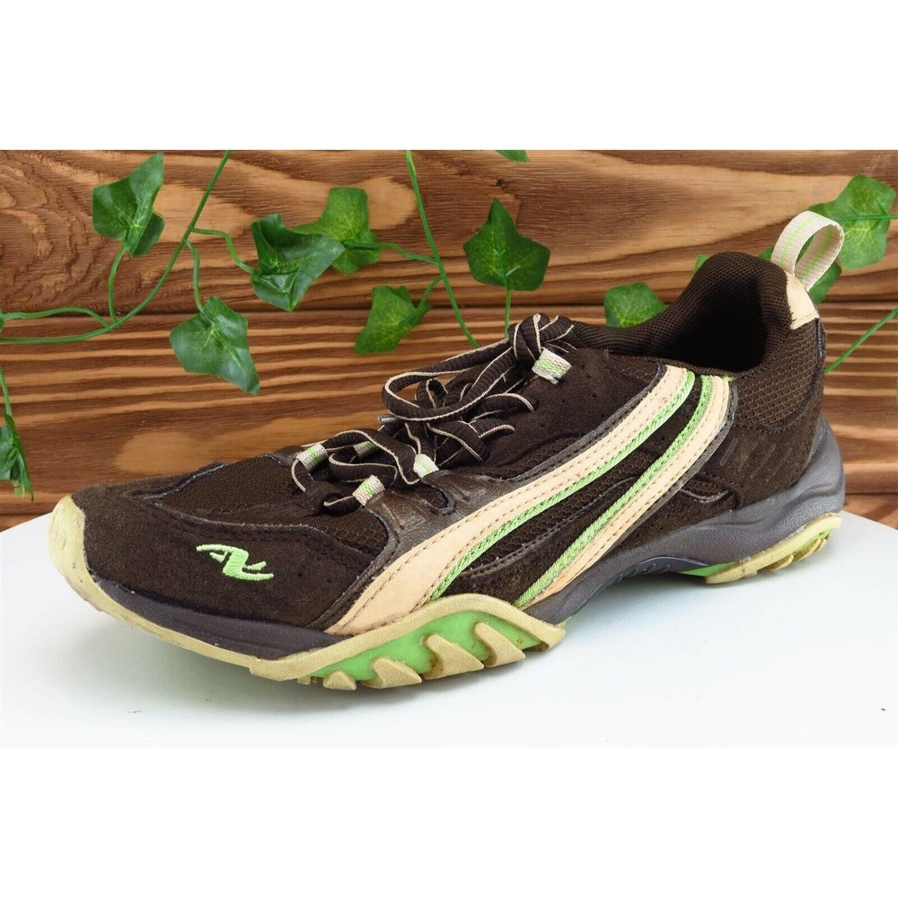 Athletic Works Women Size 8.5 M Shoes Brown‎ Running Leather 2548312